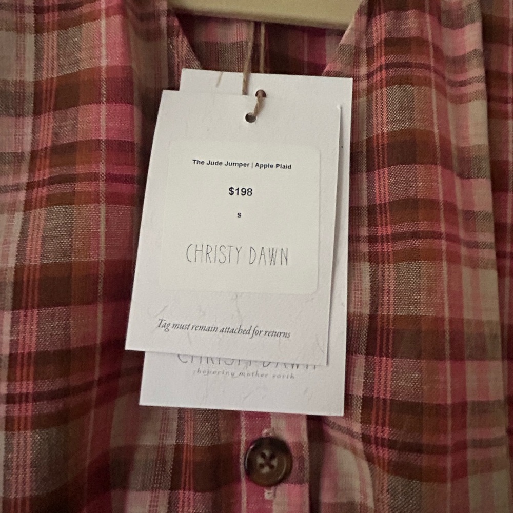 Christy Dawn Jude Jumper in Apple Plaid - Picture 5 of 9